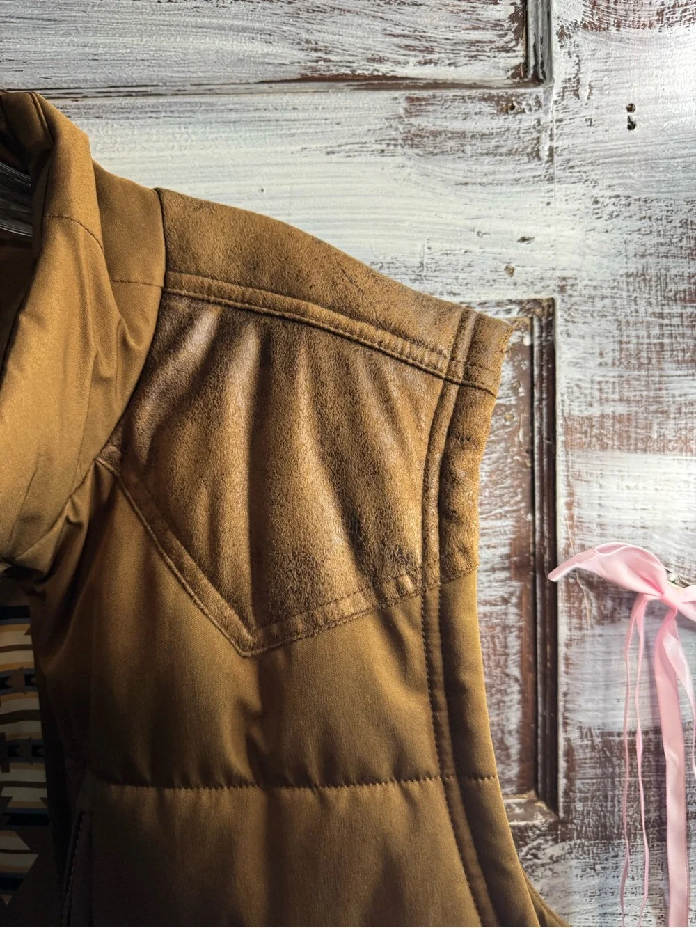 Cody James Men's Brown Quilted Puffer Vest
